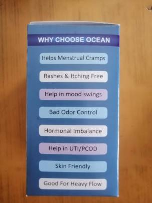 Ocean Sanitary Napkins with Anions & Magnetic Energy 1